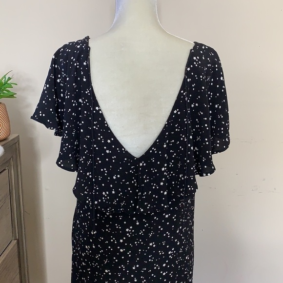 zara • stars constellation ruffle mini dress - Picture 9 of 11